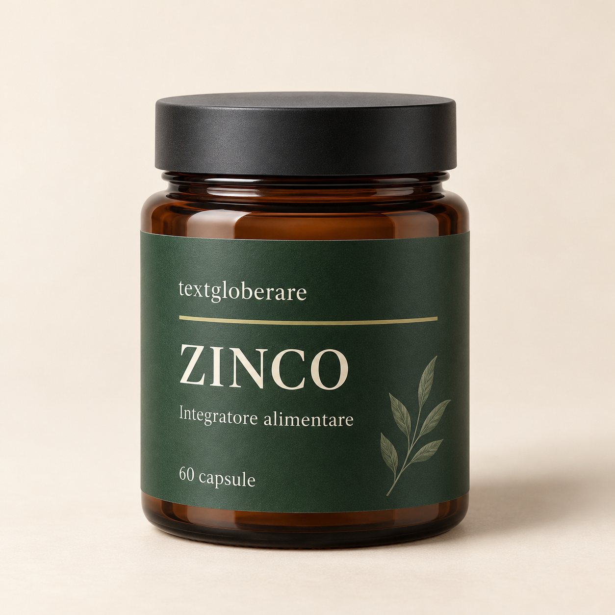 Barattolo di Zinco, integratore alimentare, 60 capsule